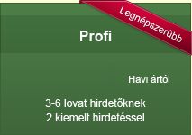 Profi havid�jas megjelen�s<br />3990 Ft<br />havi �rt�l